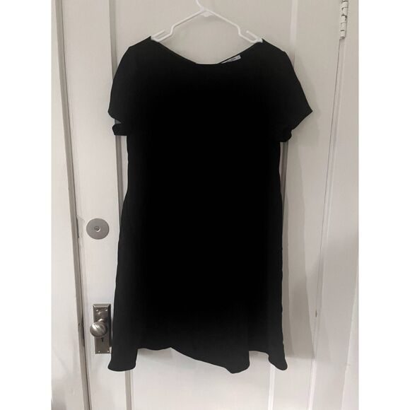 Womens MM LaFleur The Georgia Dress Swing Crepe Size Large Black - Picture 3 of 9